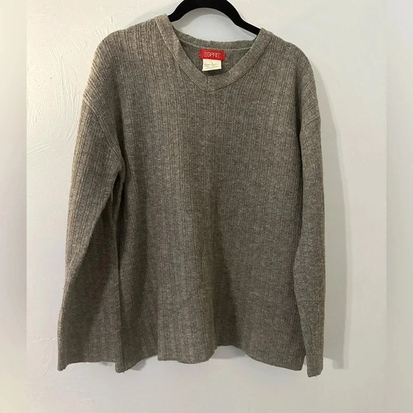 Esprit Wool Blend Tunic Sweater Size Small Gray - Picture 1 of 6